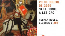 Foto Sant Jordi a les Galeries d'Art de Catalunya el 23 de juliol de 2020